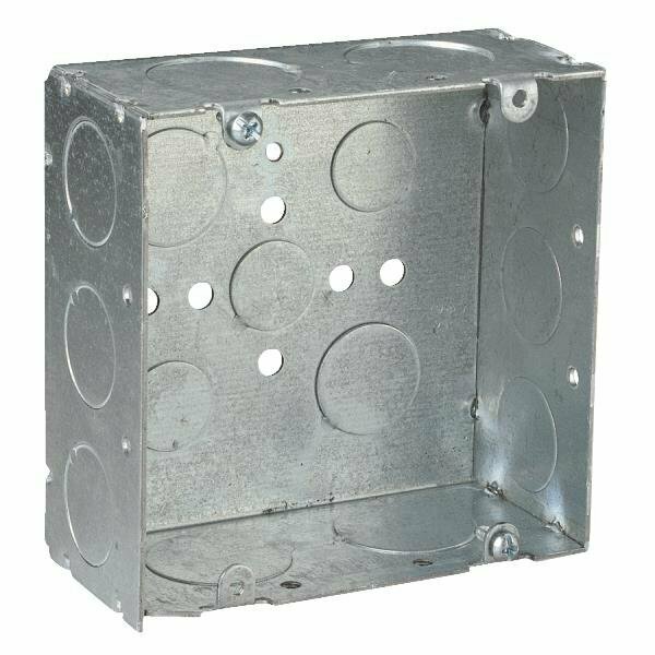 Steel City Electrical Box, Square Box, Square 259B